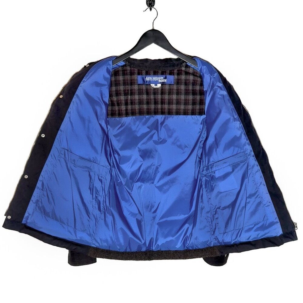 Junya Watanabe Comme Des Garçons Navy Blue Down Blazer Jacket - Picture 6 of 9